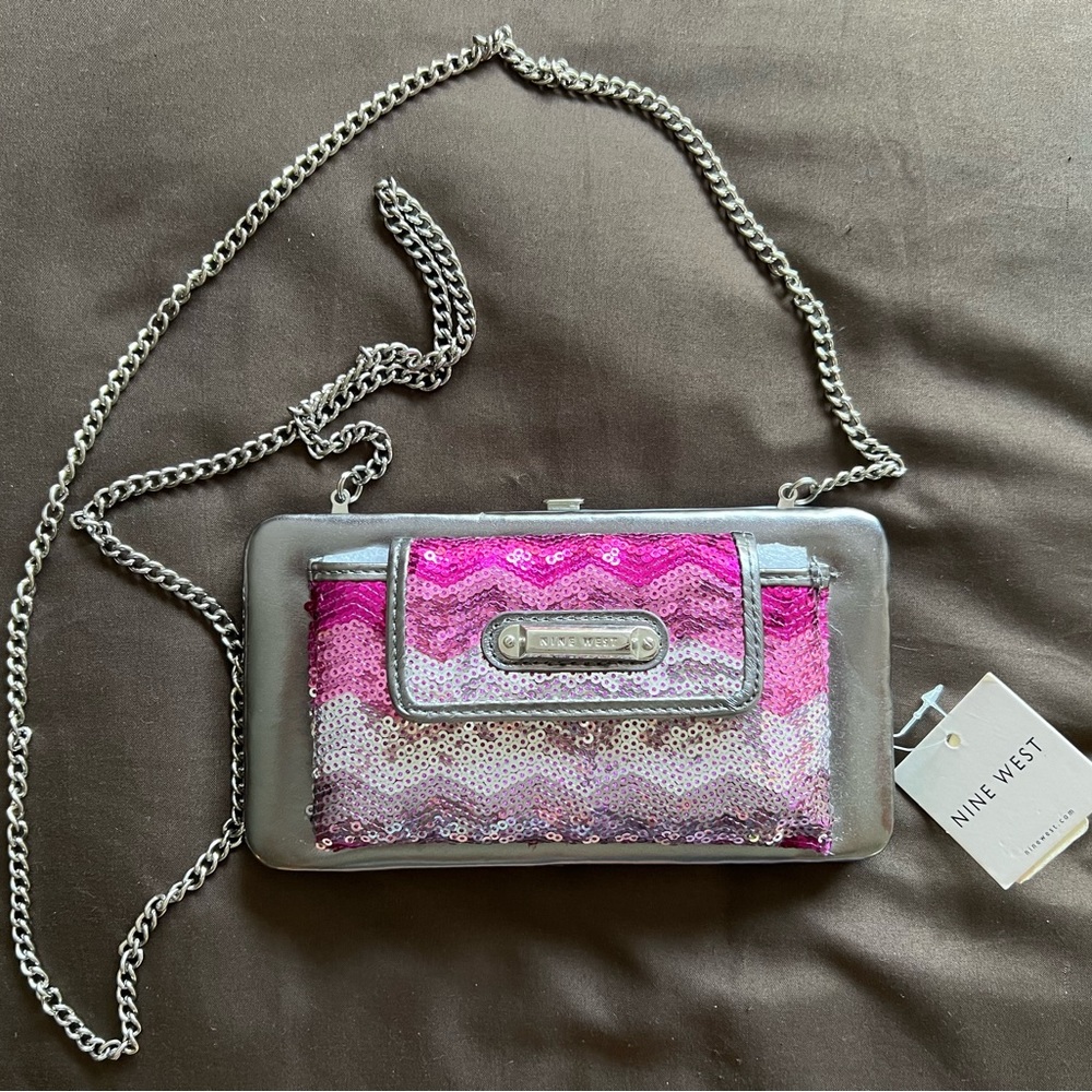NWT Nine West Crossbody Wallet